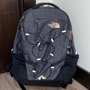 Black/ Rose gold The North Face backpack